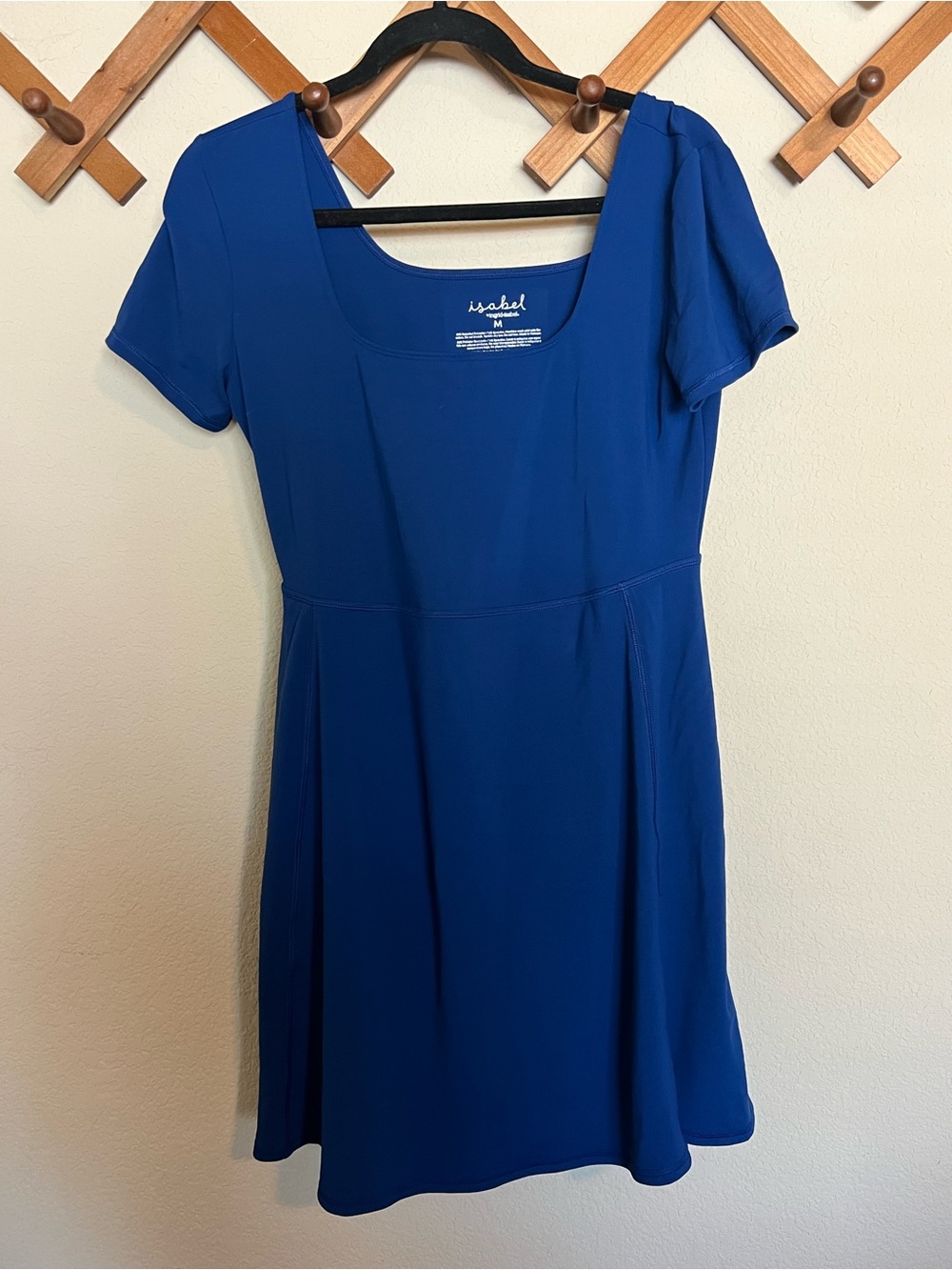 Isabel Maternity by Ingrid & Isabel Royal Blue Scoop Neck Fit-and-Flare Dress